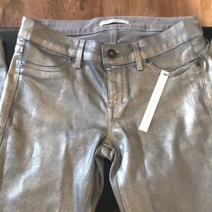 Rich and Skinny Metallic Jeans